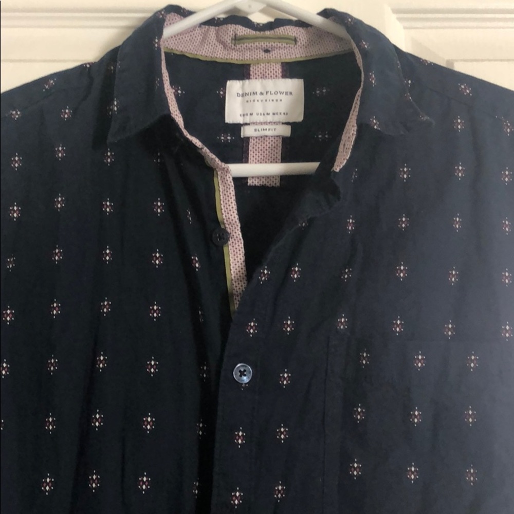 Blue button down - Picture 2 of 4